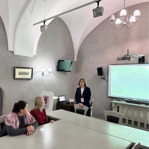 Excursion and round table: career guidance event at Mir Castle