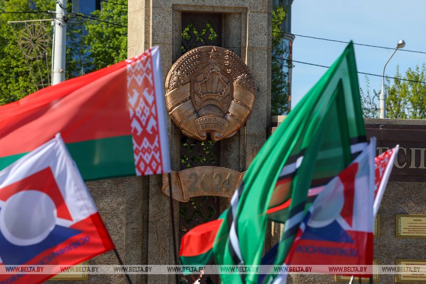 Директор Мирского замка принял участие в открытии обновленной Республиканской доски Почета в Минске