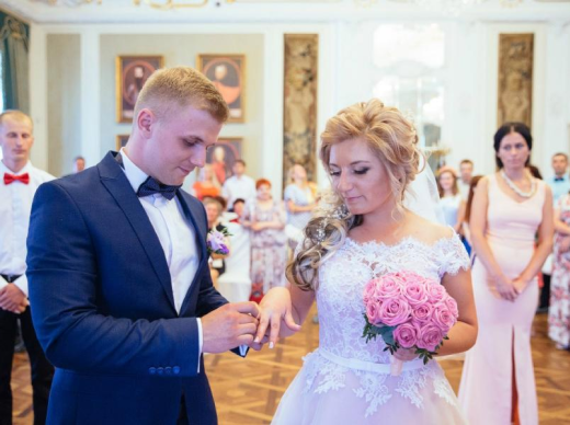 Свадебная церемония в Портретном зале